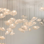 Avi Minimalist Spherical Glass Pendant Light, 3 Colour