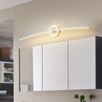 Arisha Modern Linear Metal Wall Lamp, White