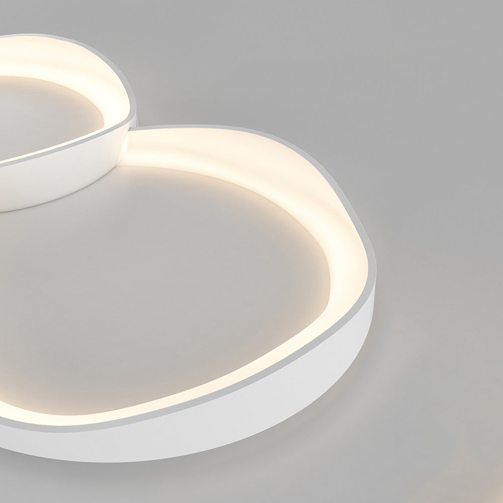 Arisha Modern Wave Flush Mount Ceiling Light