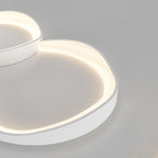Arisha Modern Wave Flush Mount Ceiling Light