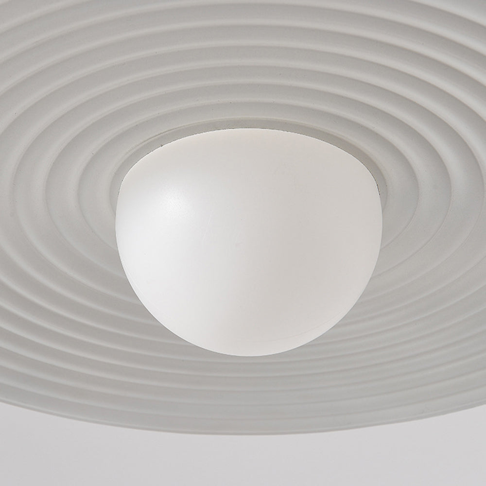 Arisha Minimalist Star Ring Pendant Light,Black/White