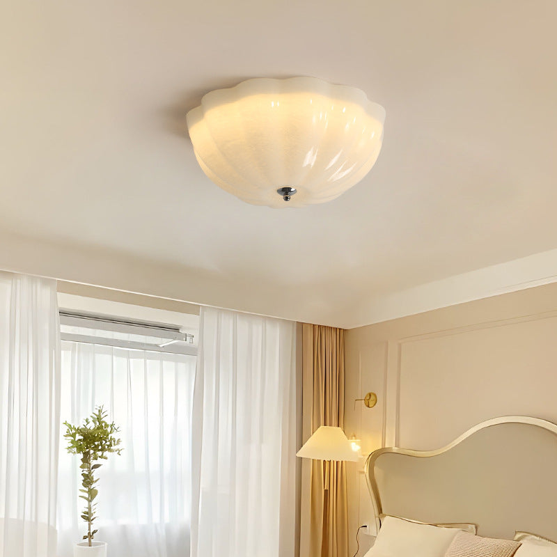 Arisha Modern Cute Design LED Flush Mount Ceiling Light White Bedroom