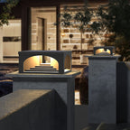 Ray Modern Stair Metal Solar Outdoor Pier-Mount Pillar Light