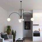 Monica Pendant Light Double Layer Glass Bubble