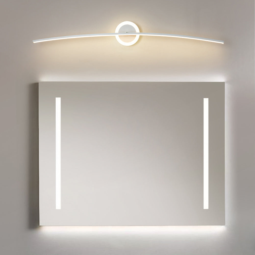 Arisha Modern Linear Metal Wall Lamp, White