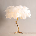 O'Moore Nordic Luxury Unique Ostrich Feather Floor Lamp/Table Lamp