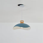 Valentina Colorful Shade Single Pendant Lights, Wood & Metal