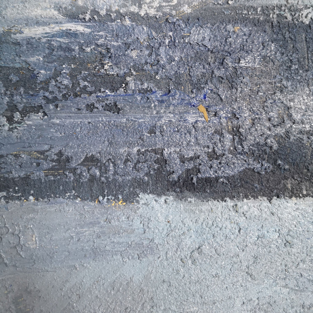 Monochrome Seascape Oil Painting