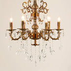 Silva Modern Design European LED Chandelier Crystal Luxury Golden Bronze Living/Dining/Bedroom