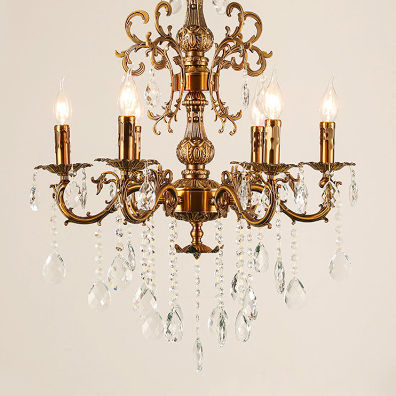 Silva Modern Design European LED Chandelier Crystal Luxury Golden Bronze Living/Dining/Bedroom