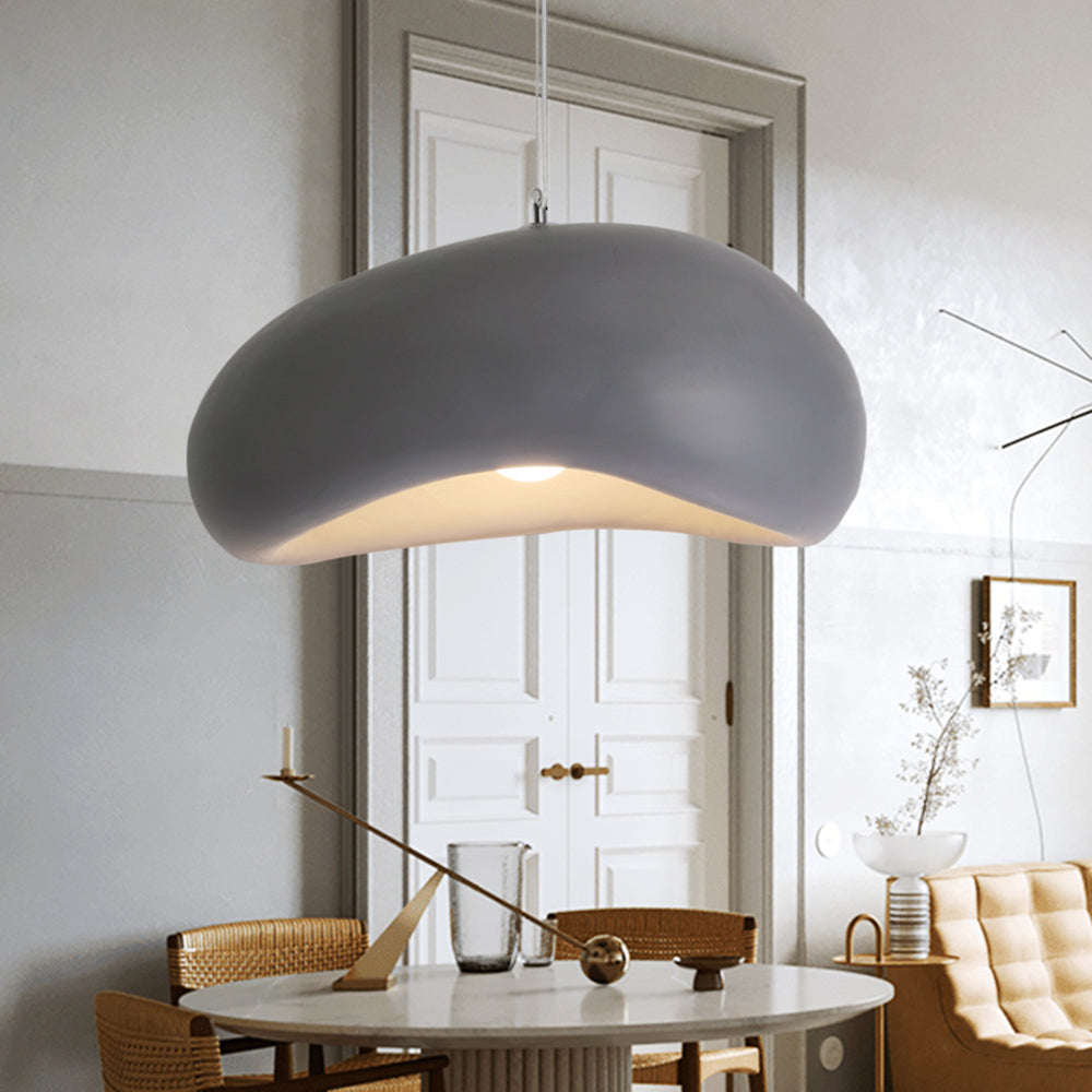 Avi Wabi Sabi Bread Shape Resin Pendant Light, 4 Color