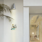 Ray Industrial Metal Bell Shaped Indoor Wall Lamp, Black/Grey/Coppery/Aluminum