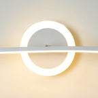 Arisha Modern Linear Metal Wall Lamp, White