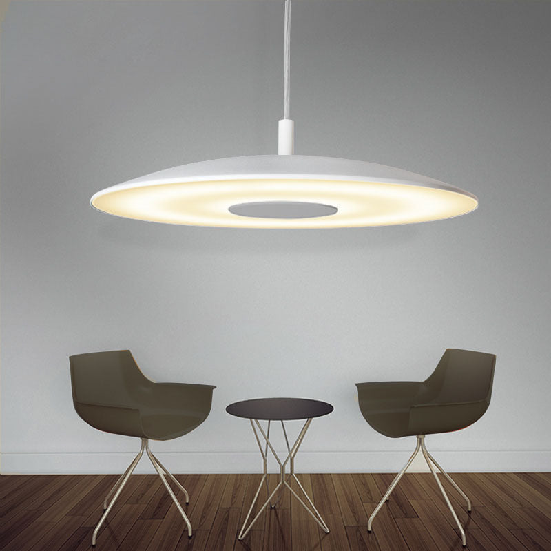 Arisha  kitchen  Pendant Light White& Nickel Post Modern