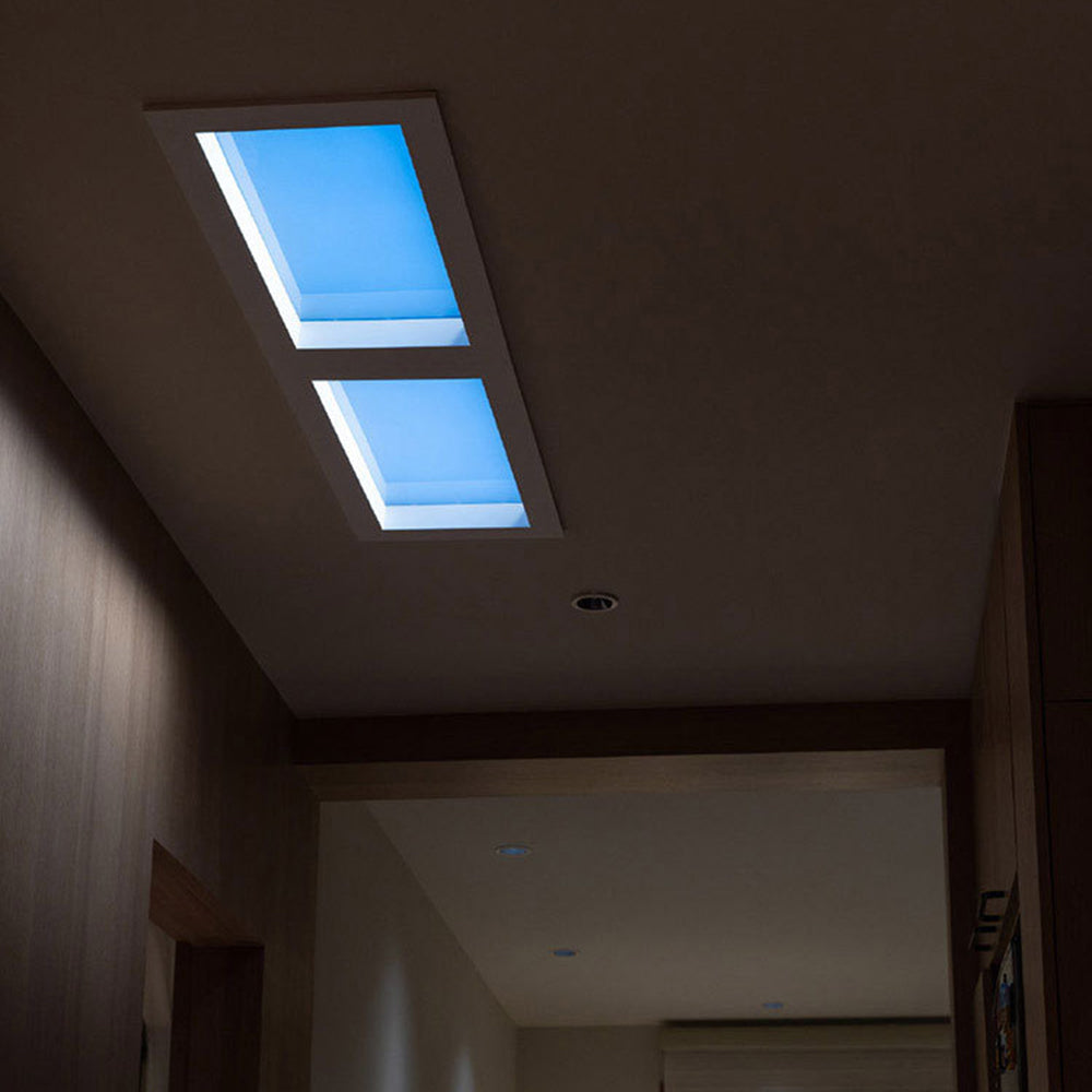 Arisha Modern Remote Control Flush Mount Ceiling Light, Black