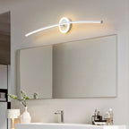 Arisha Modern Linear Metal Wall Lamp, White