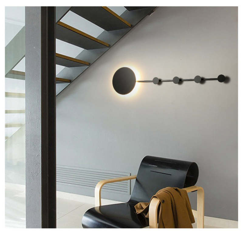 Arisha LED Porch Wall Hanging Coat Rack Creative Wall Lamp
