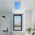 Arisha Modern Remote Control Flush Mount Ceiling Light, Black