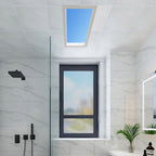 Arisha Modern Remote Control Flush Mount Ceiling Light, Black
