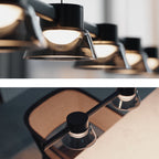 Arisha Modern Linear Metal Pendant Light,Black