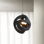 Avi Modern Metal/Resin White/Black Pendant Light