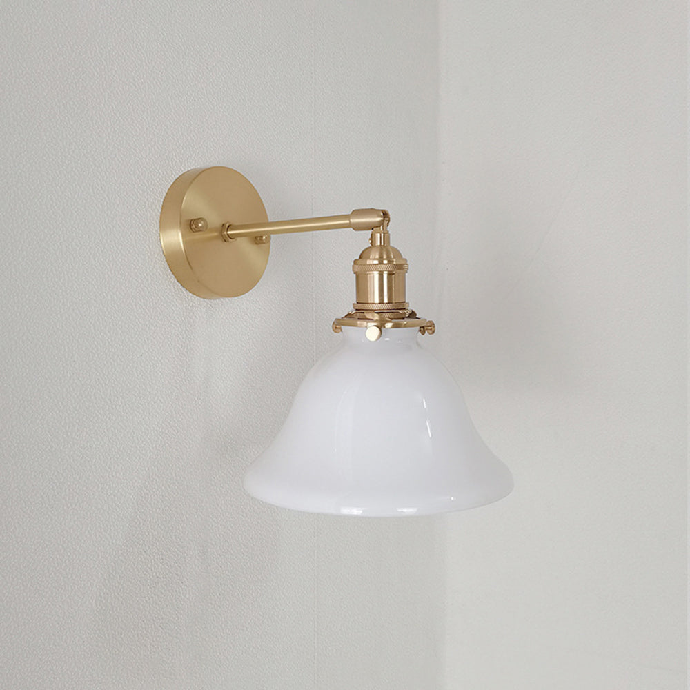 Tiffany Vintage Foldable  Wall Lamp, Green/White