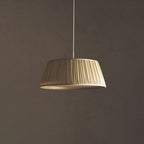 Ritta Pleated Pendant Light Wabi Sabi, Metal/Fabric, Living Room