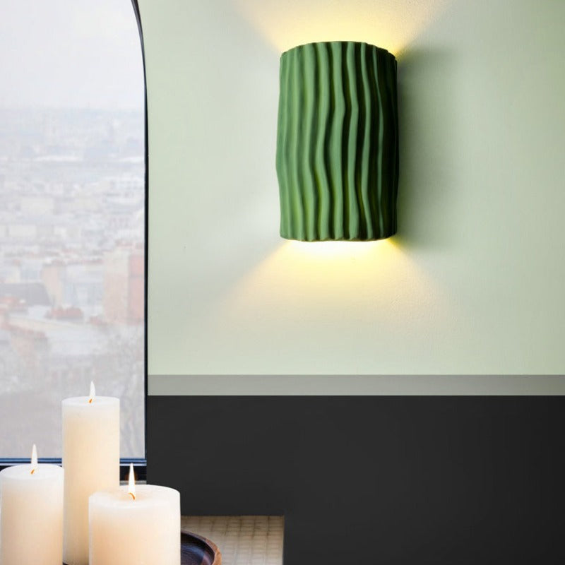 Valentina Retro LED Indoor Wall Lamp White/Grey/Orange/Green Bedroom