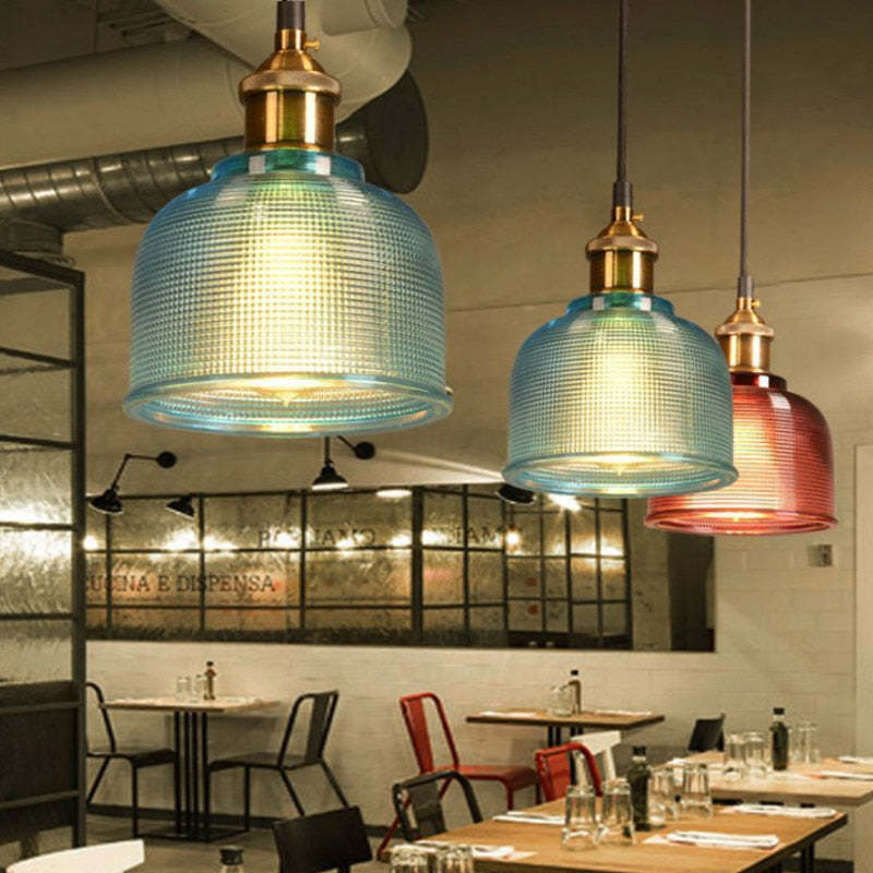 Valentina Glass Art Deco Pendant Lights,Colorful