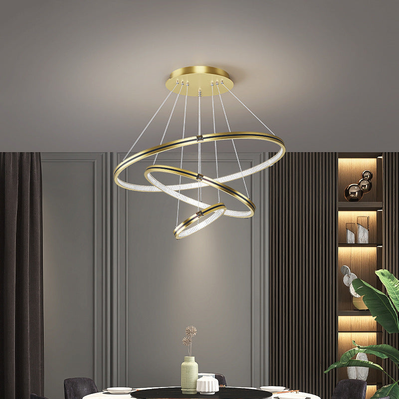 Arisha LED Rings Adjustable Pendant Light For Living Room &Dining Room
