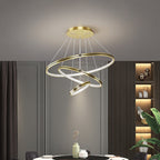 Arisha LED Rings Adjustable Pendant Light For Living Room &Dining Room
