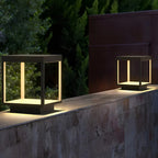 Ferra Contemporary Solar Rechargeable Outdoor Floor Lamp
