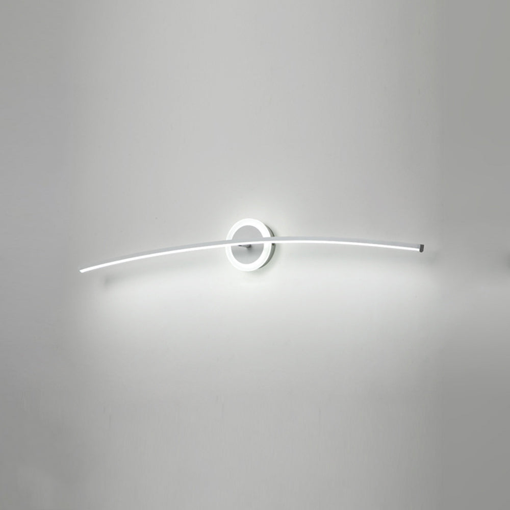 Arisha Modern Linear Metal Wall Lamp, White