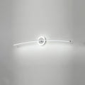 Arisha Modern Linear Metal Wall Lamp, White