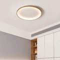 Muto Wood Inner Halo Flush Mount Ceiling Light