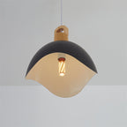 Valentina Colorful Shade Single Pendant Lights, Wood & Metal