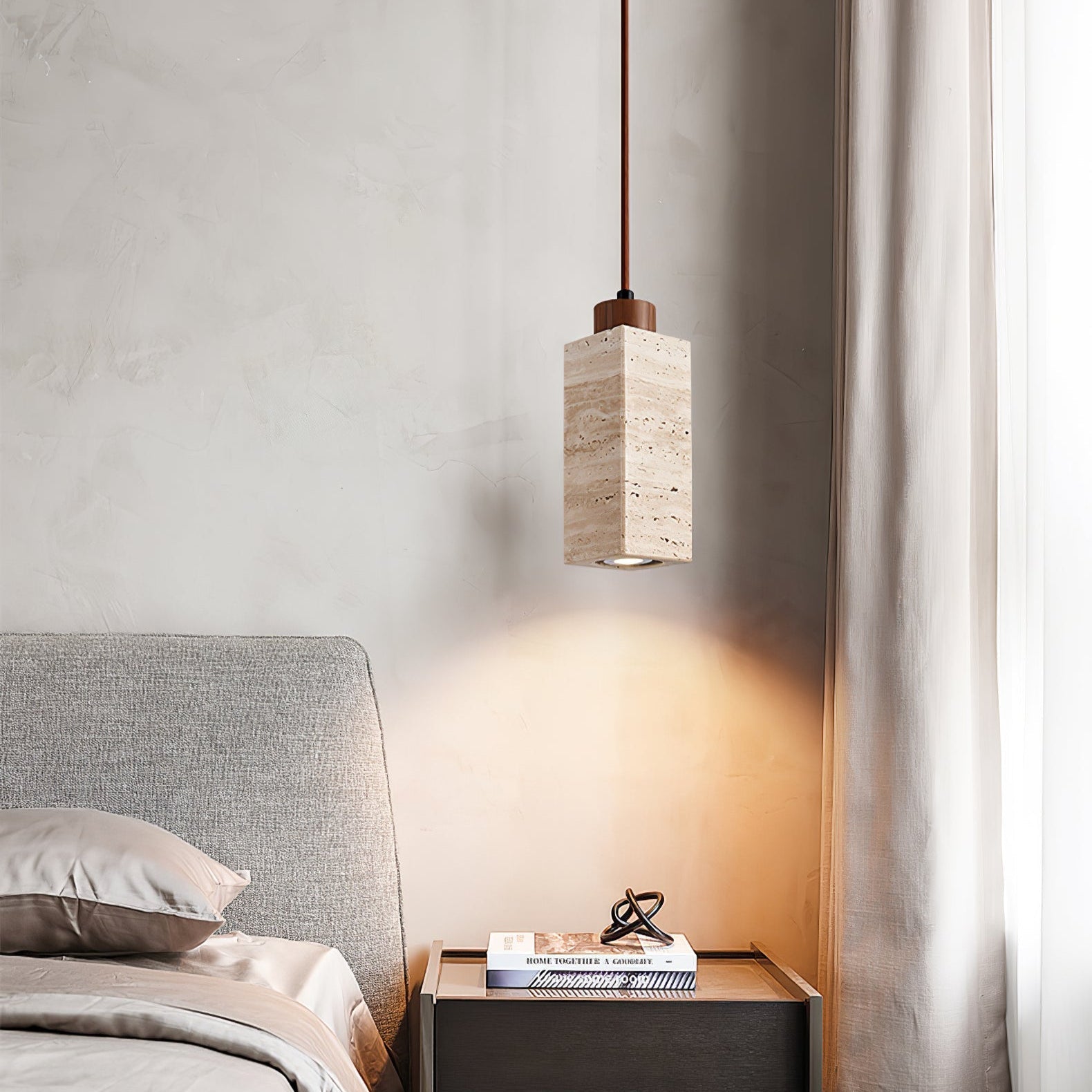 Avloris Travertine Pendant Light
