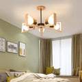 Muto Modern Nordic Rotatale Pendant Light, Wood, 3 Style