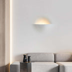 Aria Modern Recessed Metal/Plaster LED Wall Lamp, White