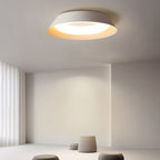 Arisha Nordic Bowl Metal/ Flush Mount Ceiling Light, White