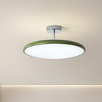 Valentina Vintage Flush Mount Ceiling Light Metal Red/White/Green LED Bedroom