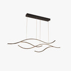 Arisha Pendant Light, Multi-Curved, Black/Gold
