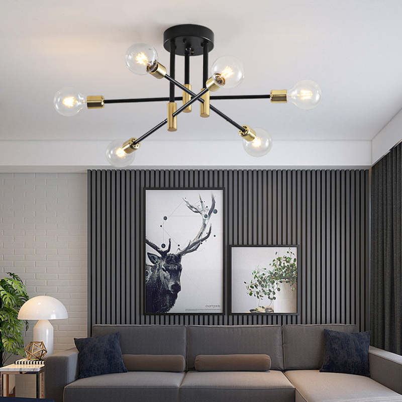 Lindsy Retro Satellite Shape Ceiling Light