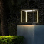 Ferra Contemporary Solar Rechargeable Outdoor Floor Lamp