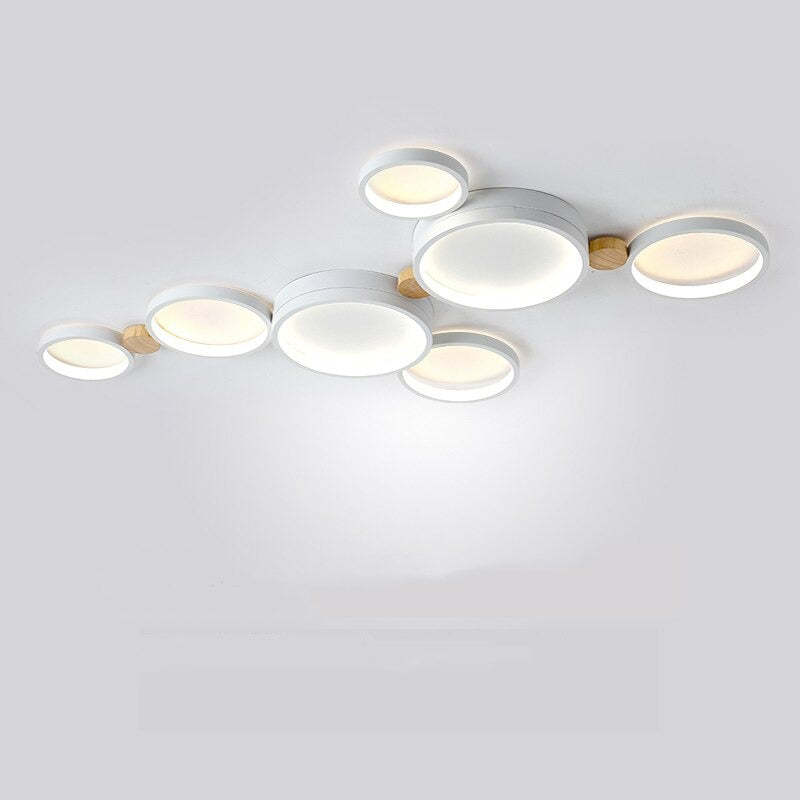 Arisha Round Flush Mount Ceiling Light 3 Colour 3/4/5/6/7 Heads