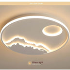 Arisha Mountain View Flush Mount Ceiling Light