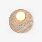 Vizoriel Travertine Wall Light
