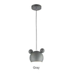 Valentina Mouse Head Pendant Light, 5 Colour
