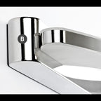 Arisha Minimalist Oval Vanity Wall Lamp, Chrome, Bedroom/Bathroom