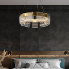 Arisha Modern Ring Pendant Light, White/Gold